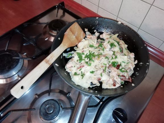 Makaron z łososiem
                       